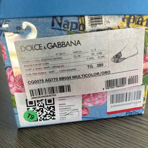 Dolce & Gabbana Sequin Slide Sandal - Picture 5 of 5